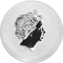 Moneda Perth Mint Calendario Lunar de Plata de 1 kg 2019 Año del Cerdo