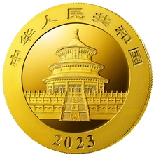 Moneda Panda Chino de Oro de 3 g 2023