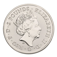 Moneda Escudo de Armas Real de Plata de 1 oz 2022