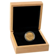 Moneda Soberano de Oro Isabel II Segundo Retrato en Cajita de Regalo