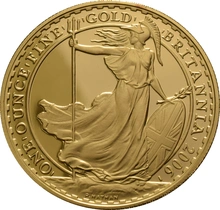 Juego de 4 Britannias Proof 2006 (en Caja Original)