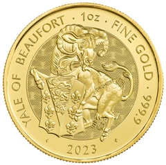Moneda Bestias Tudor Eale de Beaufort de Oro de 1 oz 2023