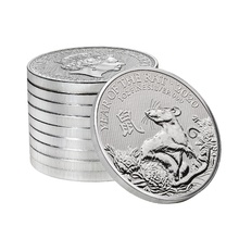 Royal Mint 1oz de Plata - 2020 Año de la Rata