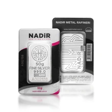 Lingote de Plata de 50 g Nadir