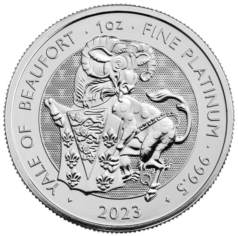 Moneda Eale de Beaufort 1oz de Platino 2023