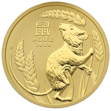Moneda Perth Mint Calendario Lunar de Oro de 1 oz Nuestra Elección