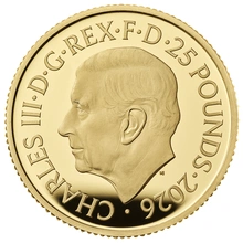2026 Moneda de oro Proof de 1/4 oz del Año del Caballo de la Royal Mint