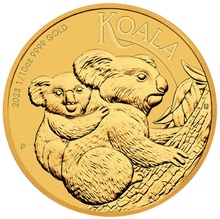 Moneda de Décimo de Onza de Oro - Koala Australiano 2023