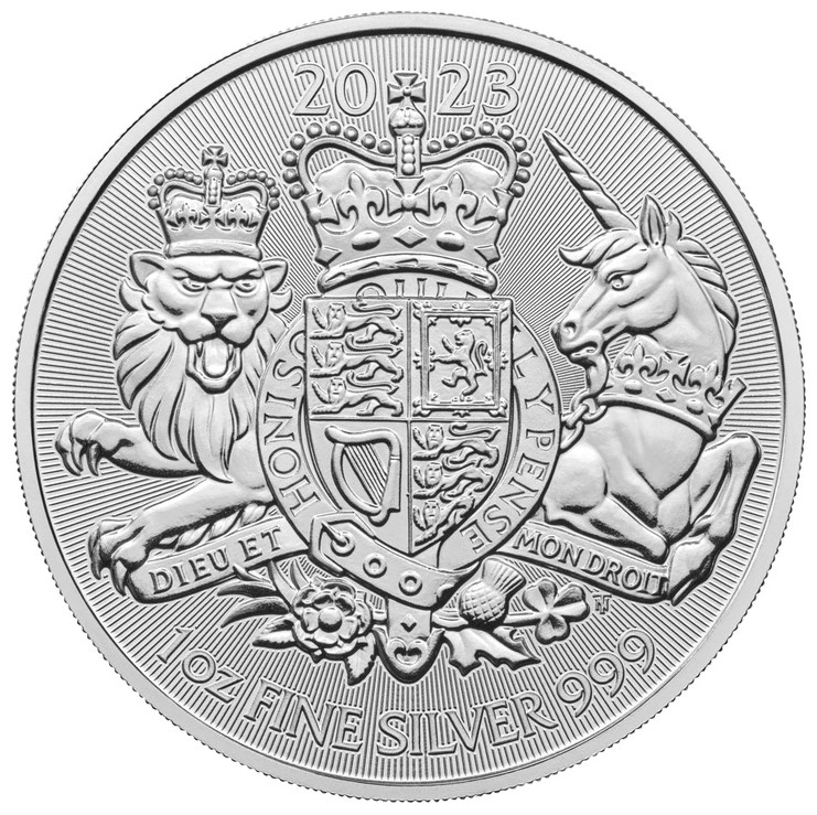 Moneda Escudo de Armas Real de Plata de 1 oz 2023