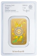 Lingote de Oro de 1 oz Heraeus Kinebar