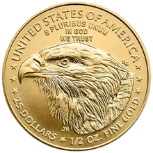 Moneda American Eagle de Oro de 1/2 oz 2026