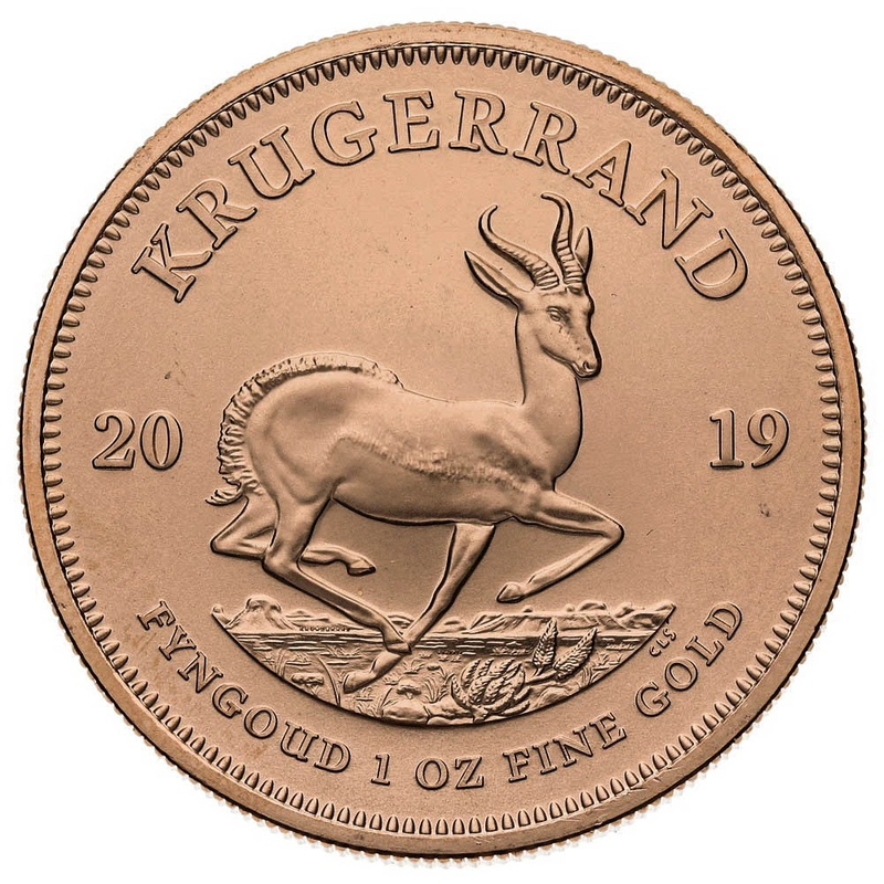 Moneda Krugerrand de 1 oz de Oro 2019