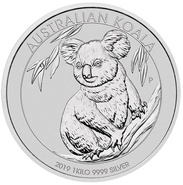 Koala Australiano de 1kg de Plata 2019