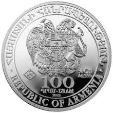 Moneda Arca de Noé de Plata de 1/4 oz 2025