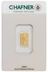 Lingote de Oro de 1 g C. Hafner