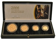 Juego de 4 Soberanos Proof 2006 en Caja Original