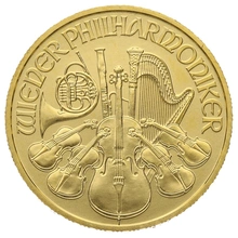Moneda Filarmónica Viena de Oro de 1/4 oz 2019