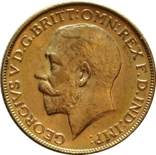 Moneda Soberano de Oro 1914 Jorge V (M)