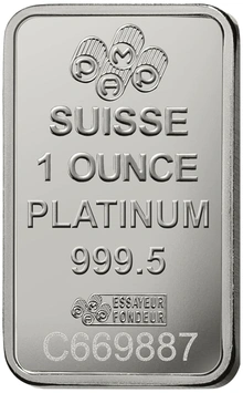 Lingote de Platino de 1 oz PAMP