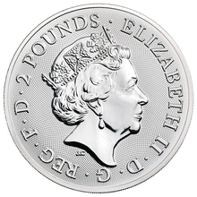 Moneda Palacio Buckingham de Plata de 1 oz 2019