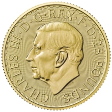 Moneda Britannia de Oro de Cuarto de Onza 2026