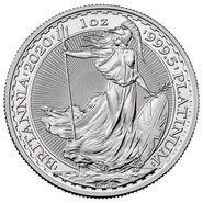 Moneda Britannia de Oro de 1 oz 2020