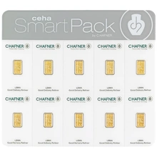 10 lingotes de Oro de 1 g C. Hafner SmartPack