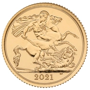 Moneda Medio Soberano de Oro 2021