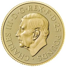 Moneda Bestias Tudor de Oro de 1/4 oz Unicornio de Seymour 2024