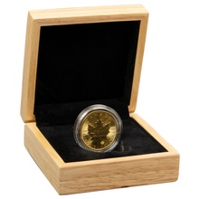 Caja de Regalo - Hojas de Arce Canadiense de 1oz de Oro 31mm