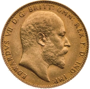 Moneda Soberano de Oro Eduardo VII