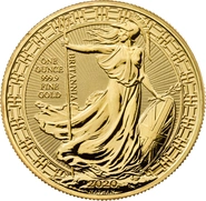 Moneda Britannia de Oro de 1 oz 2020 Borde Oriental