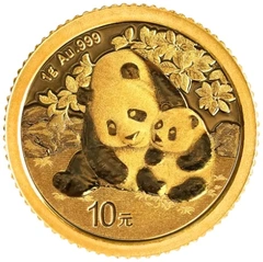 Moneda Panda Chino de Oro 1 g 2024