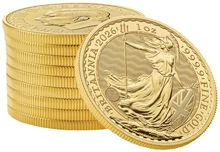 Moneda Britannia de Oro de 1 oz 2026