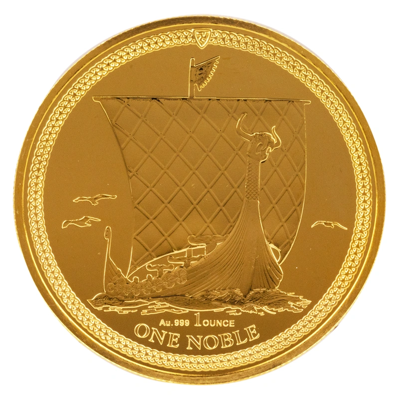 Moneda Isla de Man Noble de Oro 1 oz 2024