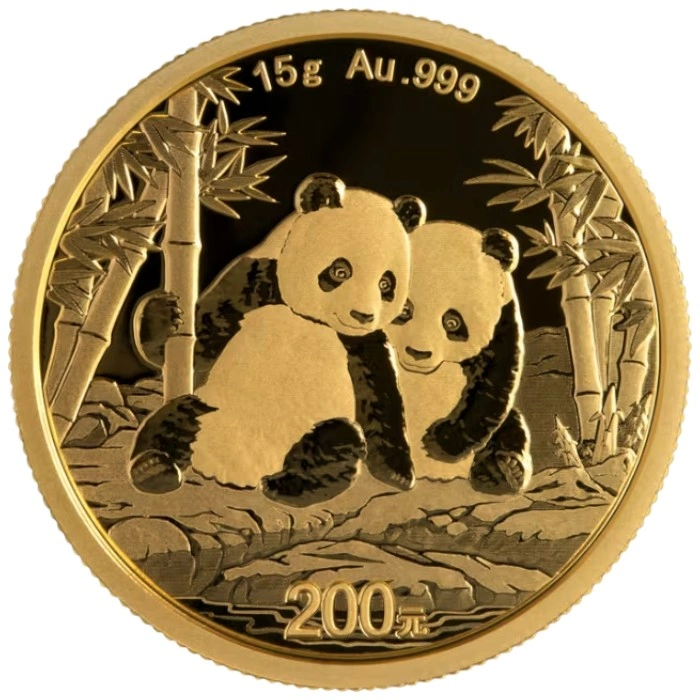 2026 15g Chinese Panda Gold Coin