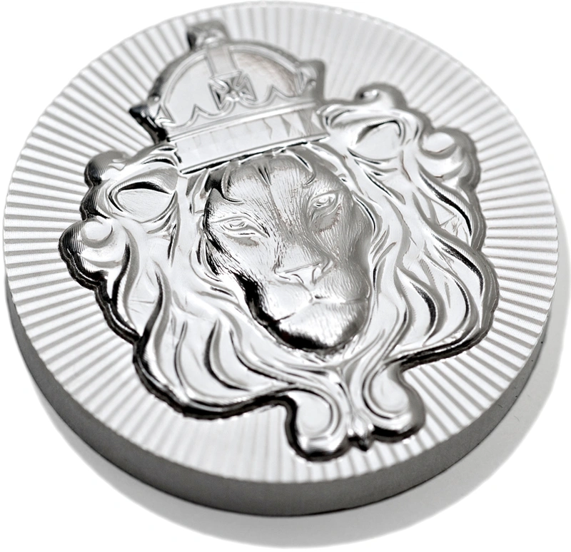 Lingote Redondo de Plata de 2 oz Encajable Scottsdale
