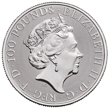Moneda Bestias de la Reina de Platino de 1 oz Completer 2022