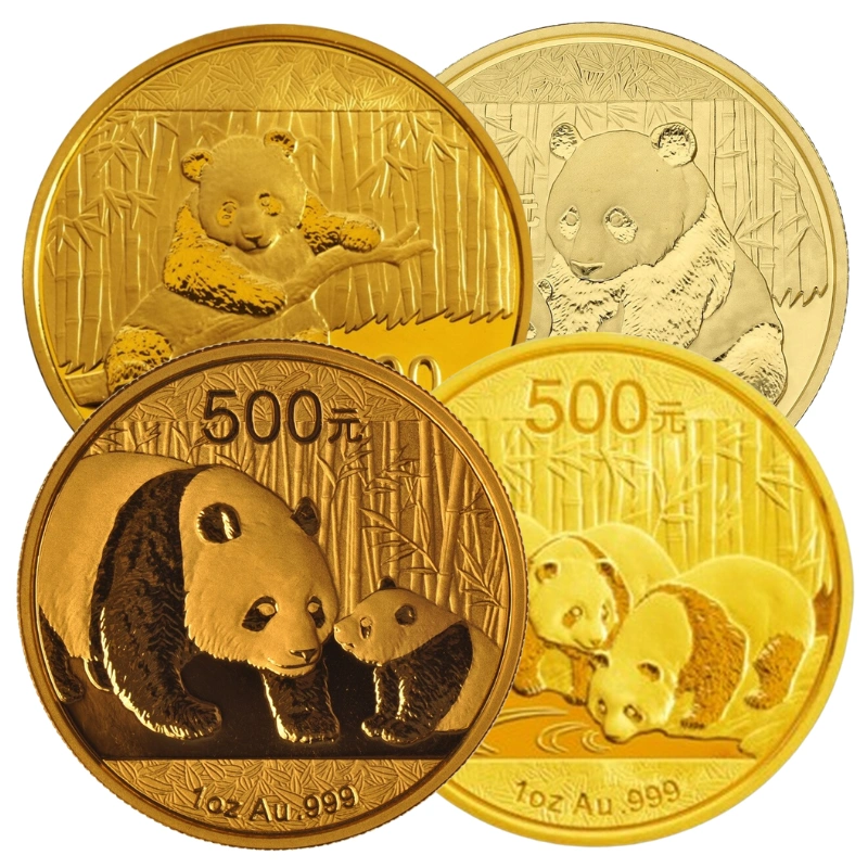 Moneda Panda Chino de Oro de 1 oz (de Nuestra Elección)