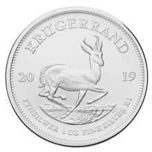 Moneda Krugerrand de 1 oz de Plata 2019