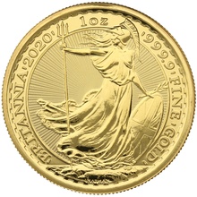 Britannia de 1oz de Oro 2020 en Caja Regalo
