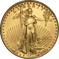Moneda American Eagle de Oro de 1/4 oz 2002
