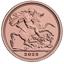 Moneda Cuarto de Soberano de Oro 2025