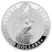 Moneda Cucaburra de Plata 10 oz 2020