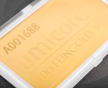 Lingote de Oro de 10 g Umicore