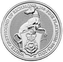 Galgo Blanco de Richmond de 1 oz de Platino 2022