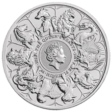 Moneda Bestias de la Reina de Platino de 1 oz Completer 2022