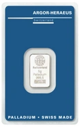 Lingote de Paladio de 5 g Argor-Heraeus