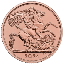 Moneda Soberano Doble de Oro 2024