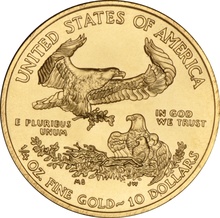 Águila Estadounidense de 1/4oz de Oro 2018